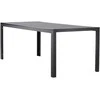Venture Design Valgomojo stalas 205x90x74 cm Juodas Polywood