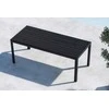 Venture Design Valgomojo stalas 205x90x74 cm Juodas Polywood