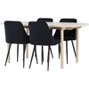 Venture Design Valgomojo stalas Andy 180x90 cm baltas plienas ir MDF