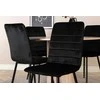 Venture Design Valgomojo stalas, Bianca, ⌀110 cm, Balta / Valgomasis kėdė, Windu Lyx, 49x94x43 cm, Juoda