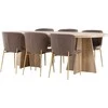 Venture Design Valgomojo stalas Bootcut 230x115 cm balintų medienos atspalvis