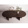 Venture Design Valgomojo stalas Bootcut Oval, 200 x 100, moka