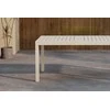 Venture Design Valgomojo stalas Capo 160x240x100x75 cm Smėlio spalvos aliuminis