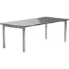 Venture Design Valgomojo stalas Cilo 210x95x75 cm Sidabrinis nerūdijančio plieno