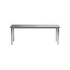 Venture Design Valgomojo stalas Cilo 210x95x75 cm Sidabrinis nerūdijančio plieno