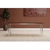 Venture Design Valgomojo stalas Cilo 210x95x75 cm Sidabrinis nerūdijančio plieno