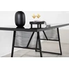 Venture Design Valgomojo stalas, Dallas, 77x193x90 cm, Juodas