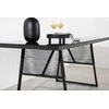 Venture Design Valgomojo stalas, Dallas, 77x193x90 cm, Juodas