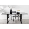 Venture Design Valgomojo stalas, Dallas, 77x193x90 cm, Juodas