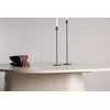 Venture Design Valgomojo stalas Diamond 210x110x75 cm Smėlio spalvos MDF