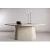Venture Design Valgomojo stalas Diamond 210x110x75 cm Smėlio spalvos MDF