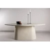 Venture Design Valgomojo stalas Diamond 210x110x75 cm Smėlio spalvos MDF