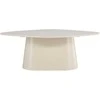 Venture Design Valgomojo stalas Diamond 210x110x75 cm Smėlio spalvos MDF