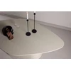 Venture Design Valgomojo stalas Diamond 210x110x75 cm Smėlio spalvos MDF