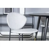 Venture Design Valgomojo stalas, Dipp, ⌀115 cm, Juodas / Valgomasis kėdė, Vault, 61.5x80x46 cm, Pilka