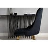 Venture Design Valgomojo stalas, Dipp, 115 cm, Juodas, Velnio prabanga kėdė, 66x88.5x50 cm, Juoda