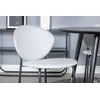 Venture Design Valgomojo stalas, Dipp, ⌀115 cm, Juodas / Valgomasis kėdė, Vault, 61.5x80x46 cm, Pilka