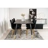 Venture Design Valgomojo stalas, Dipp, 180x90 cm, Juodas