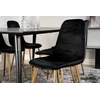 Venture Design Valgomojo stalas, Dipp, 180x90 cm, Juodas