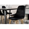 Venture Design Valgomojo stalas, Dipp, 180x90 cm, Juodas