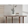 Venture Design Valgomojo stalas Durango 120x75 cm riešutas plienas MDF