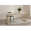 Venture Design Valgomojo stalas Estelle 200x90 cm, smėlio/beige marmuro imitacijos