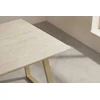 Venture Design Valgomojo stalas Estelle 200x90 cm, smėlio/beige marmuro imitacijos