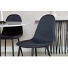 Venture Design Valgomojo stalas, Estelle, 106 cm, Balta, Valgomasis kėdė, Polar, 53x87x44 cm, Juoda