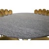 Venture Design Valgomojo stalas Estelle 106x75 cm Juodas marmuras