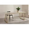 Venture Design Valgomojo stalas Estelle 200x90 cm, smėlio/beige marmuro imitacijos