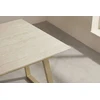 Venture Design Valgomojo stalas Estelle 200x90 cm, smėlio/beige marmuro imitacijos