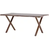 Venture Design Valgomojo stalas Fiona 180x90x75 cm riešutmedžio MDF