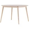 Venture Design Valgomojo stalas, Flora, ø120 cm, baltas apdirbimas