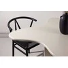 Venture Design Valgomojo stalas Flower 190x123x76 cm, smėlio spalvos MDF