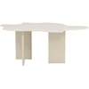 Venture Design Valgomojo stalas Flower 190x123x76 cm, smėlio spalvos MDF