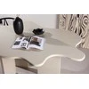 Venture Design Valgomojo stalas Flower 190x123x76 cm, smėlio spalvos MDF
