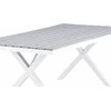 Venture Design Valgomojo stalas, Garcia, 200x100 cm, Pilka