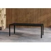 Venture Design Valgomojo stalas Giardini 200x90x72 cm Juodas Aliuminis