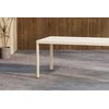 Venture Design Valgomojo stalas Giardini 150x85x72 cm Smėlio spalvos Aliuminis