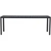 Venture Design Valgomojo stalas Giardini 200x90x72 cm Juodas Aliuminis
