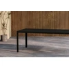 Venture Design Valgomojo stalas Giardini 200x90x72 cm Juodas Aliuminis