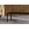 Venture Design Valgomojo stalas Giardini 200x90x72 cm Juodas Aliuminis