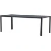 Venture Design Valgomojo stalas Giardini 200x90x72 cm Juodas Aliuminis