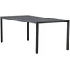 Venture Design Valgomojo stalas Giardini 200x90x72 cm Juodas Aliuminis