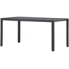 Venture Design Valgomojo stalas Giardini 150x85x72 cm Juodas