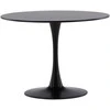 Venture Design Valgomojo stalas, Glade, ø100 cm, Juodas