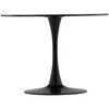 Venture Design Valgomojo stalas, Glade, ø100 cm, Juodas