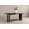 Venture Design Valgomojo stalas, Grundsund, 220x100 cm, Juodas