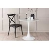 Venture Design Valgomojo stalas, Hamden, ø80 cm, Balta