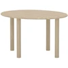 Venture Design Valgomojo stalas Hilo 130x110 cm Natūralaus MDF